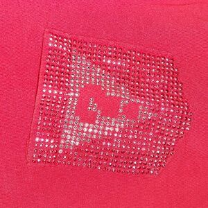 GUESS Rhinestone Pocket Tee